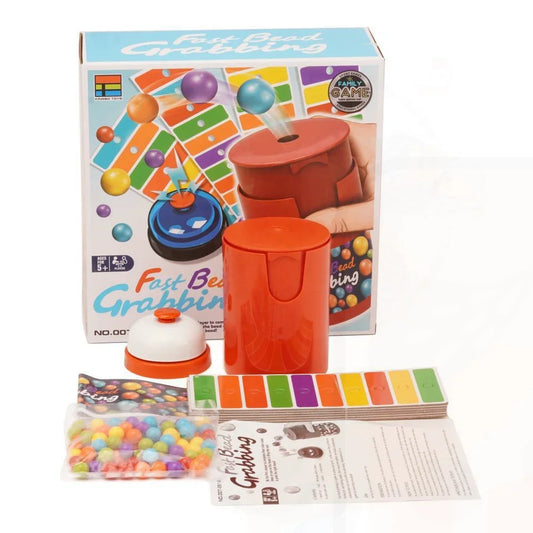 Color Line Bingo Fast Bead Grabbing Game for Two Players with Exciting Bells Funny Strategy Games Perfect for Kids and Adults