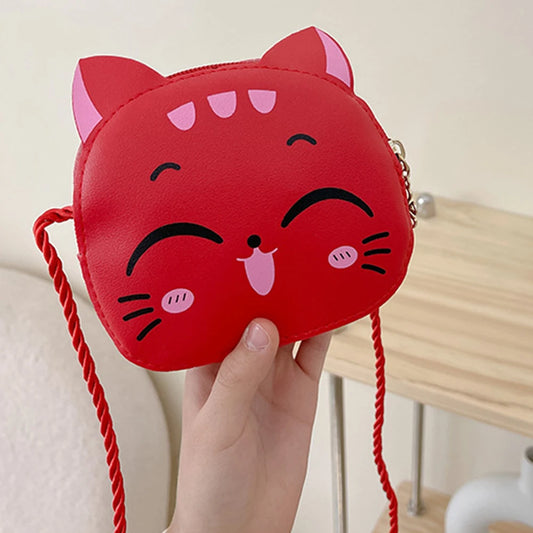 Cute Girls Kawaii Satchel Bag Animation Kindergarten Cartoon Crossbody Bag Halloween Christmas gift Bag Kid Fashion Shopping Bag