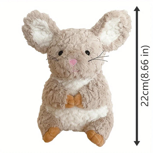 Chinchilla Plush Toy - Soft Stuffed Animal Plushie, Cute Toddler Toy, Birthday Gift for Kids, Adorable Plush Animal Toy