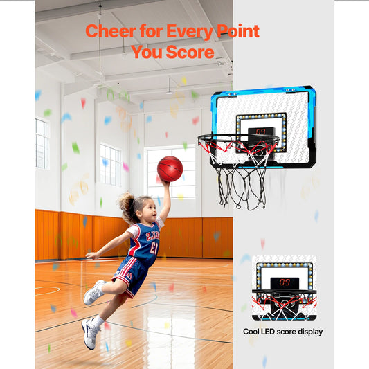 Kids Sports Toys Basketball Balls Toy Wall Type Foldable Basketball Hoop Throw Outdoor Indoor Games for Boys Girls 3+