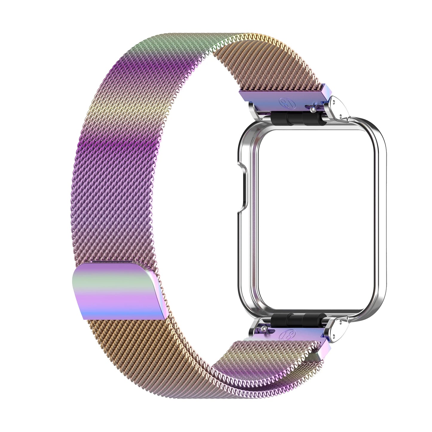 Milanese loop For Xiaomi Mi Watch Lite strap Metal Magnetic Band Redmi watch 2 lite/Redmi watch 1 2/Horloge 2 Bracelet+Case