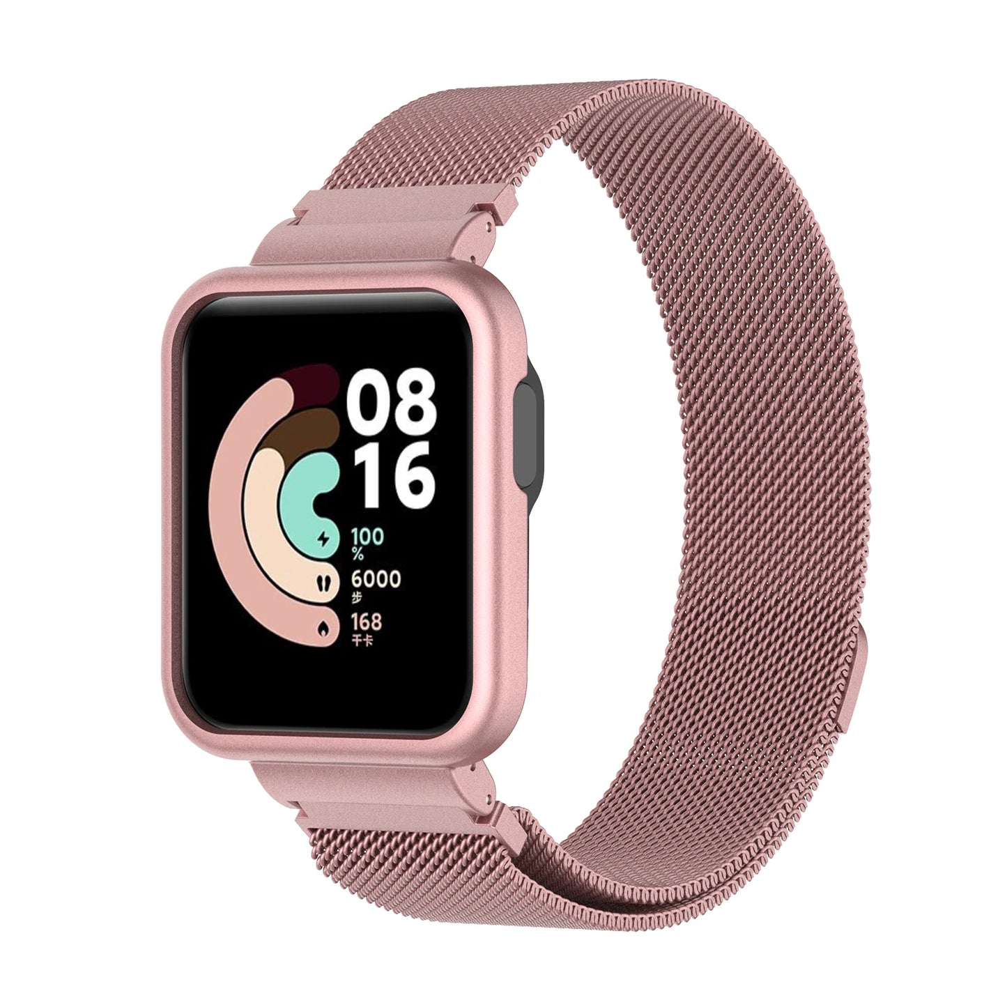 Milanese loop For Xiaomi Mi Watch Lite strap Metal Magnetic Band Redmi watch 2 lite/Redmi watch 1 2/Horloge 2 Bracelet+Case
