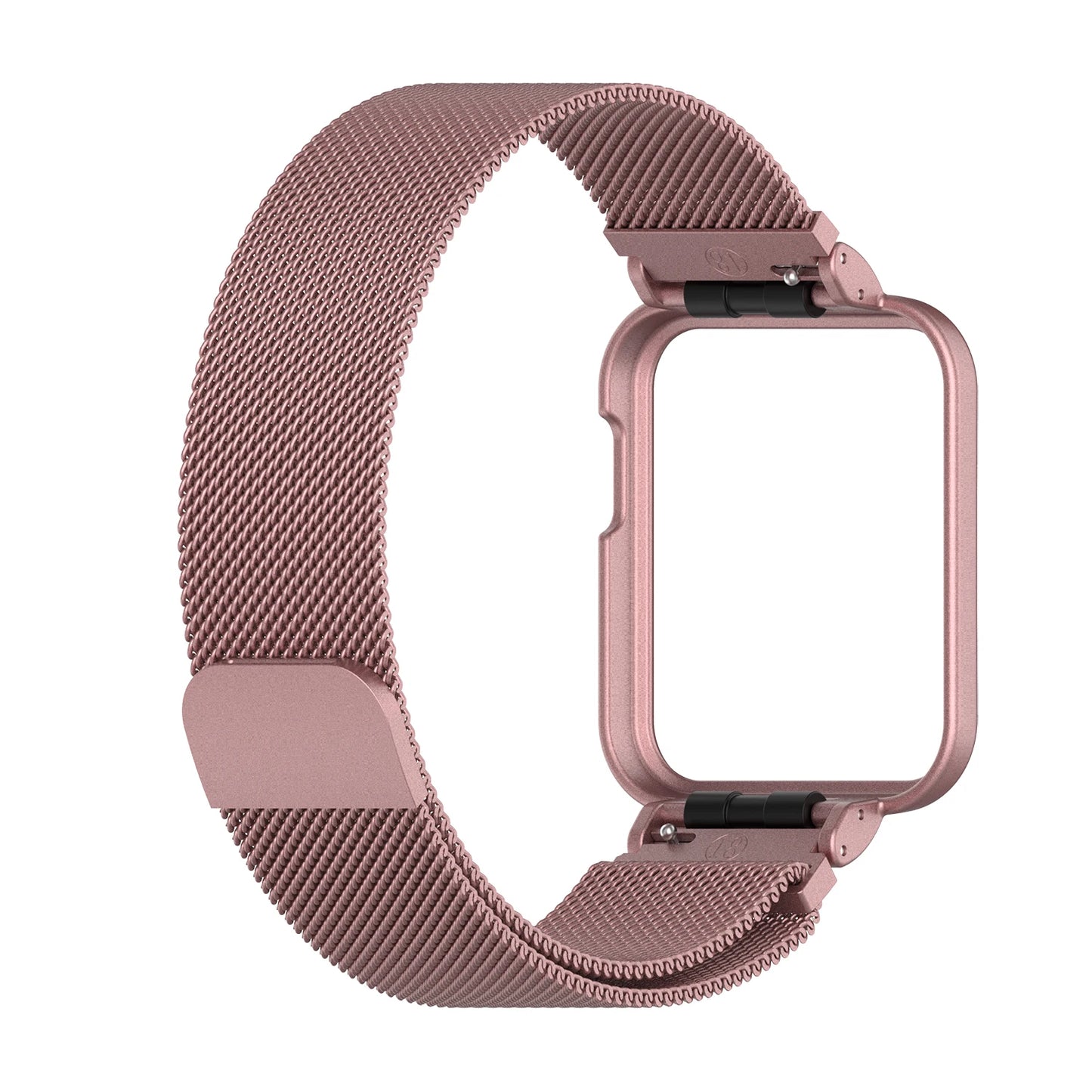 Milanese loop For Xiaomi Mi Watch Lite strap Metal Magnetic Band Redmi watch 2 lite/Redmi watch 1 2/Horloge 2 Bracelet+Case