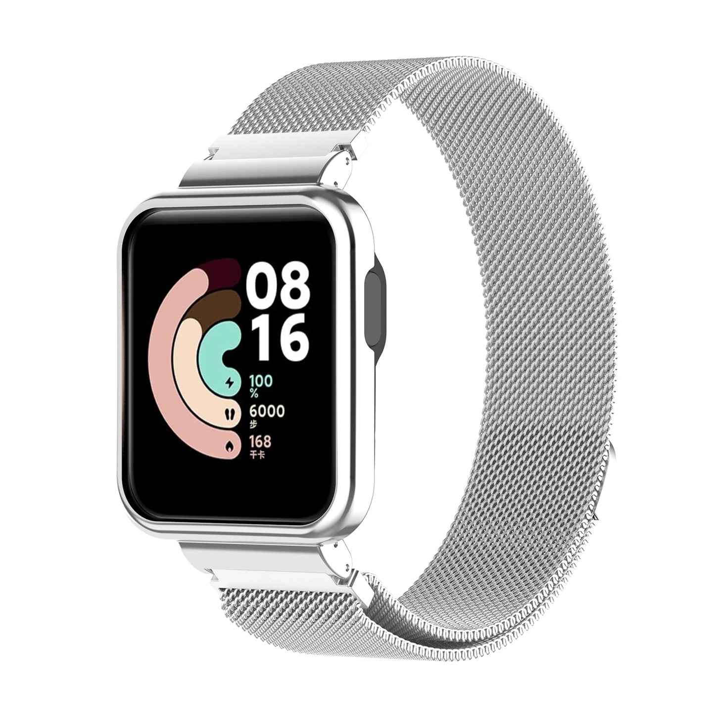 Milanese loop For Xiaomi Mi Watch Lite strap Metal Magnetic Band Redmi watch 2 lite/Redmi watch 1 2/Horloge 2 Bracelet+Case