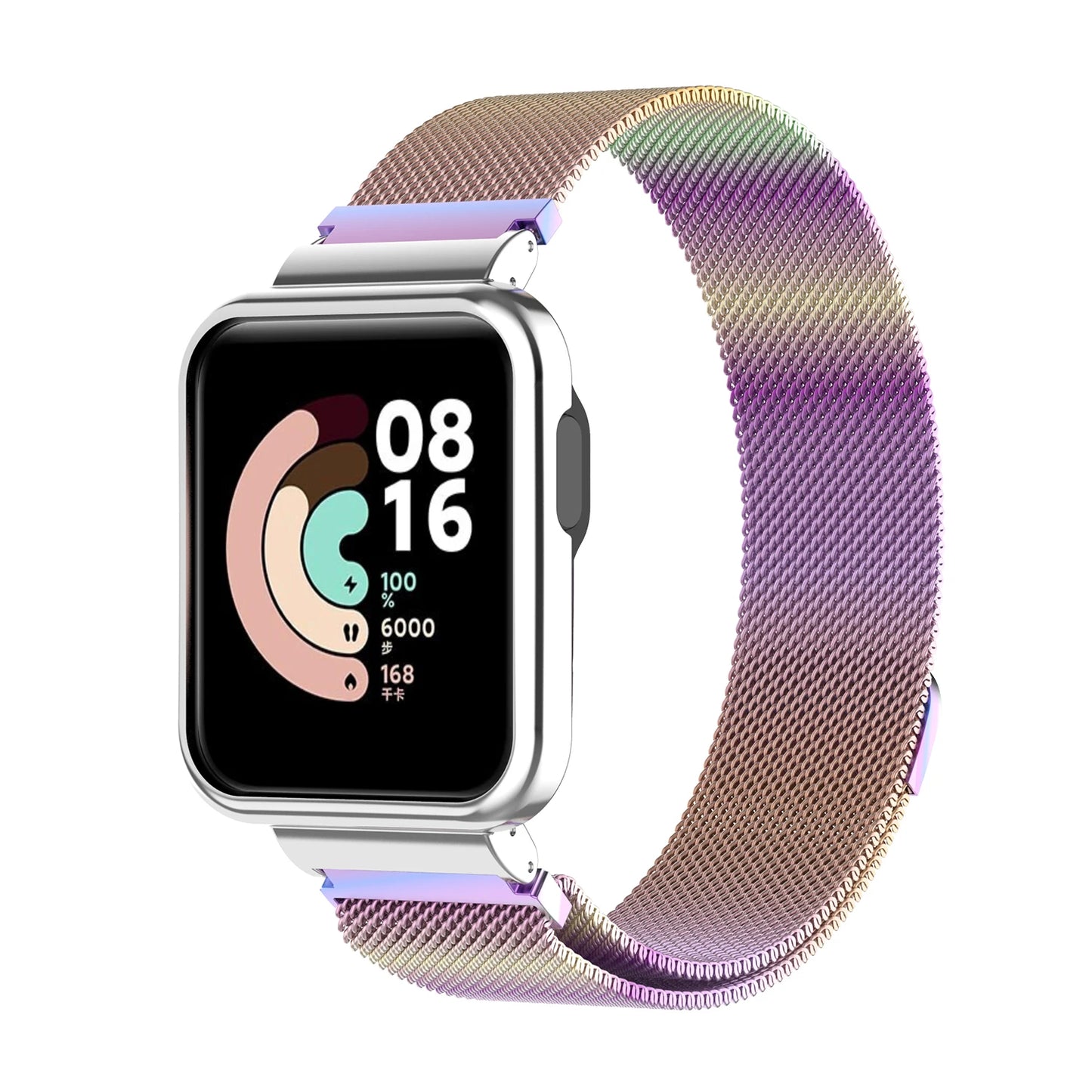 Milanese loop For Xiaomi Mi Watch Lite strap Metal Magnetic Band Redmi watch 2 lite/Redmi watch 1 2/Horloge 2 Bracelet+Case