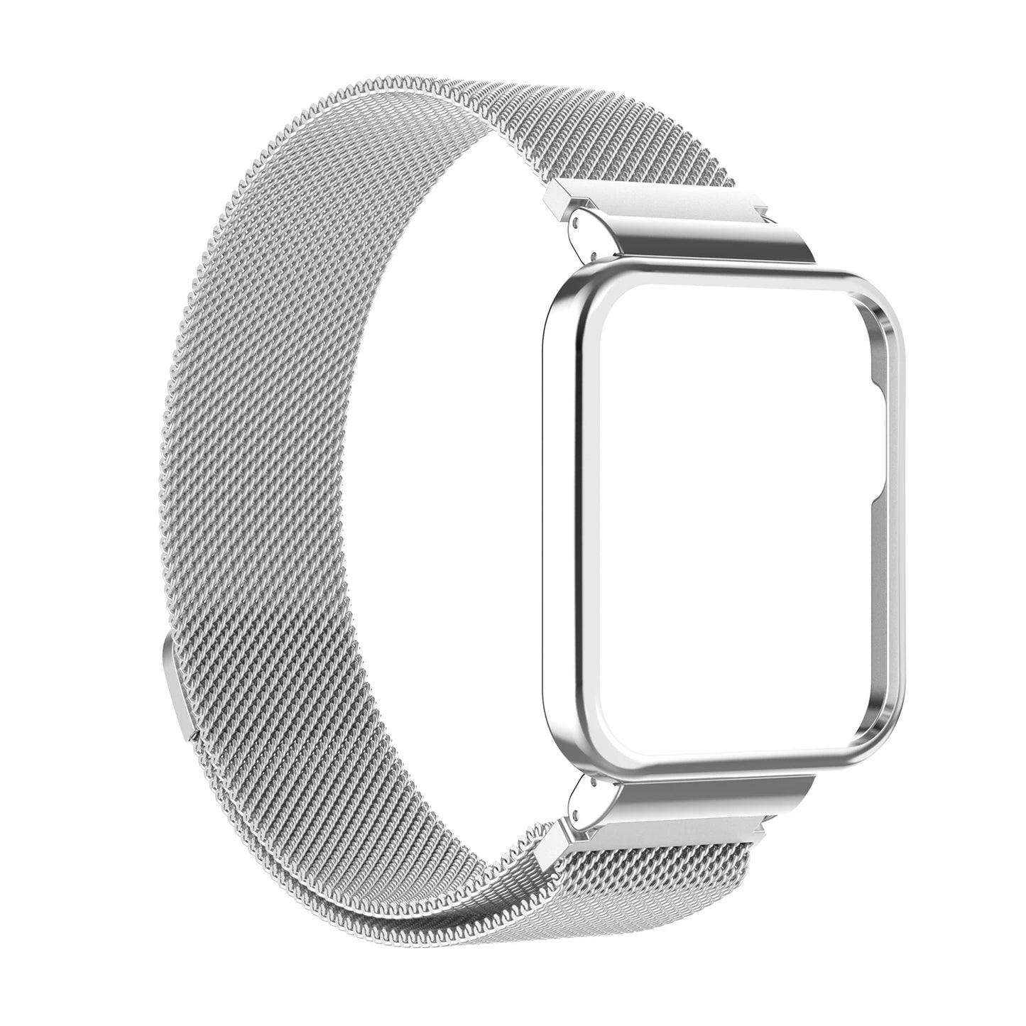 Milanese loop For Xiaomi Mi Watch Lite strap Metal Magnetic Band Redmi watch 2 lite/Redmi watch 1 2/Horloge 2 Bracelet+Case