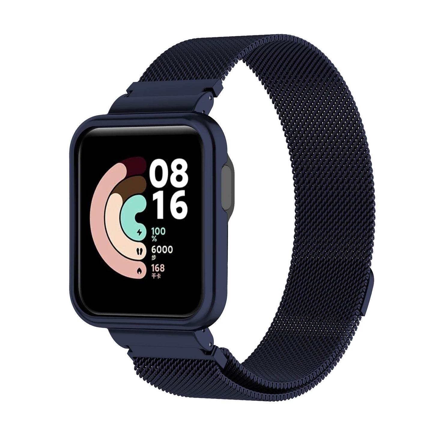 Milanese loop For Xiaomi Mi Watch Lite strap Metal Magnetic Band Redmi watch 2 lite/Redmi watch 1 2/Horloge 2 Bracelet+Case