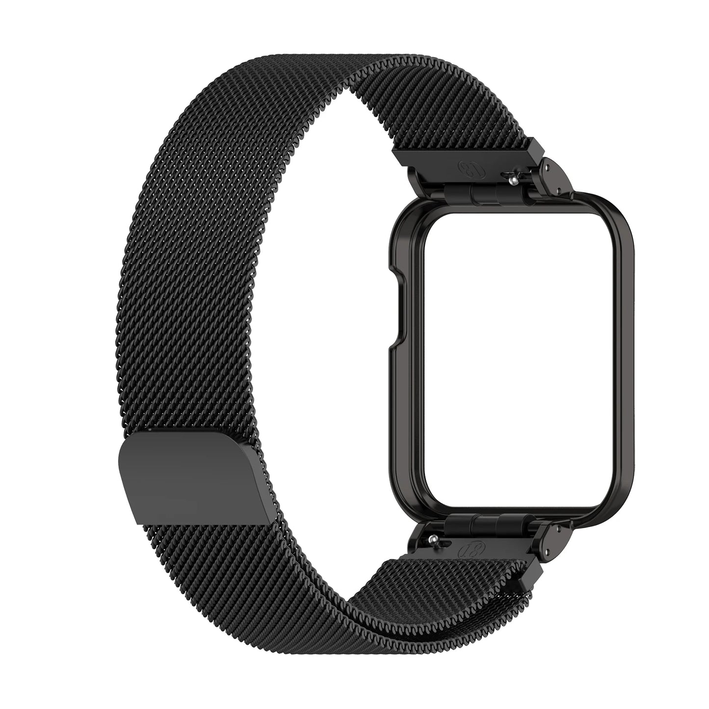 Milanese loop For Xiaomi Mi Watch Lite strap Metal Magnetic Band Redmi watch 2 lite/Redmi watch 1 2/Horloge 2 Bracelet+Case