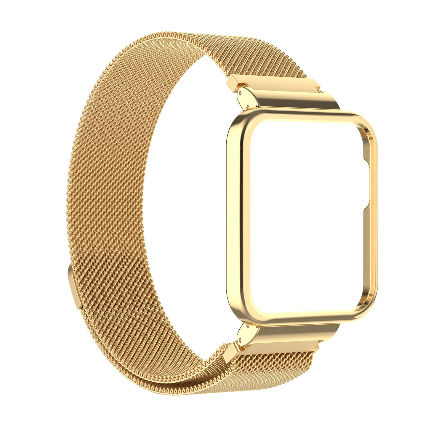 Milanese loop For Xiaomi Mi Watch Lite strap Metal Magnetic Band Redmi watch 2 lite/Redmi watch 1 2/Horloge 2 Bracelet+Case
