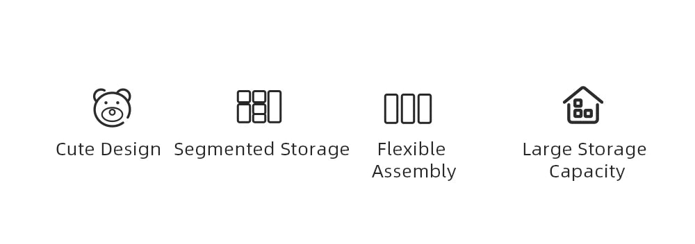 Sunveno Cartoon Baby Crib Hanging Storage Bag, Multi-functional Organizer for Baby Supplies Baby Room Decor