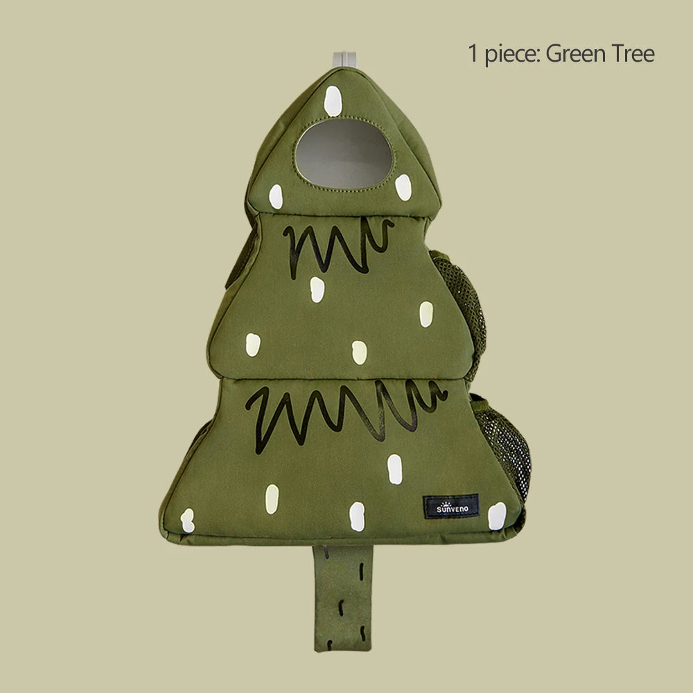 Sunveno Cartoon Baby Crib Hanging Storage Bag, Multi-functional Organizer for Baby Supplies Baby Room Decor