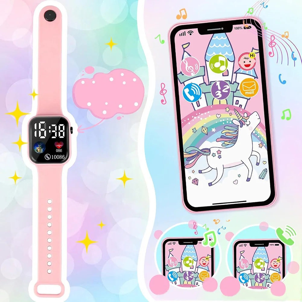 Little Girls Play Purse Princess Gifts 32 Pcs Toddler Purse Cell Phone/Makeup/Keys Kids Pretend Play Purse Girls Birthday Gifts