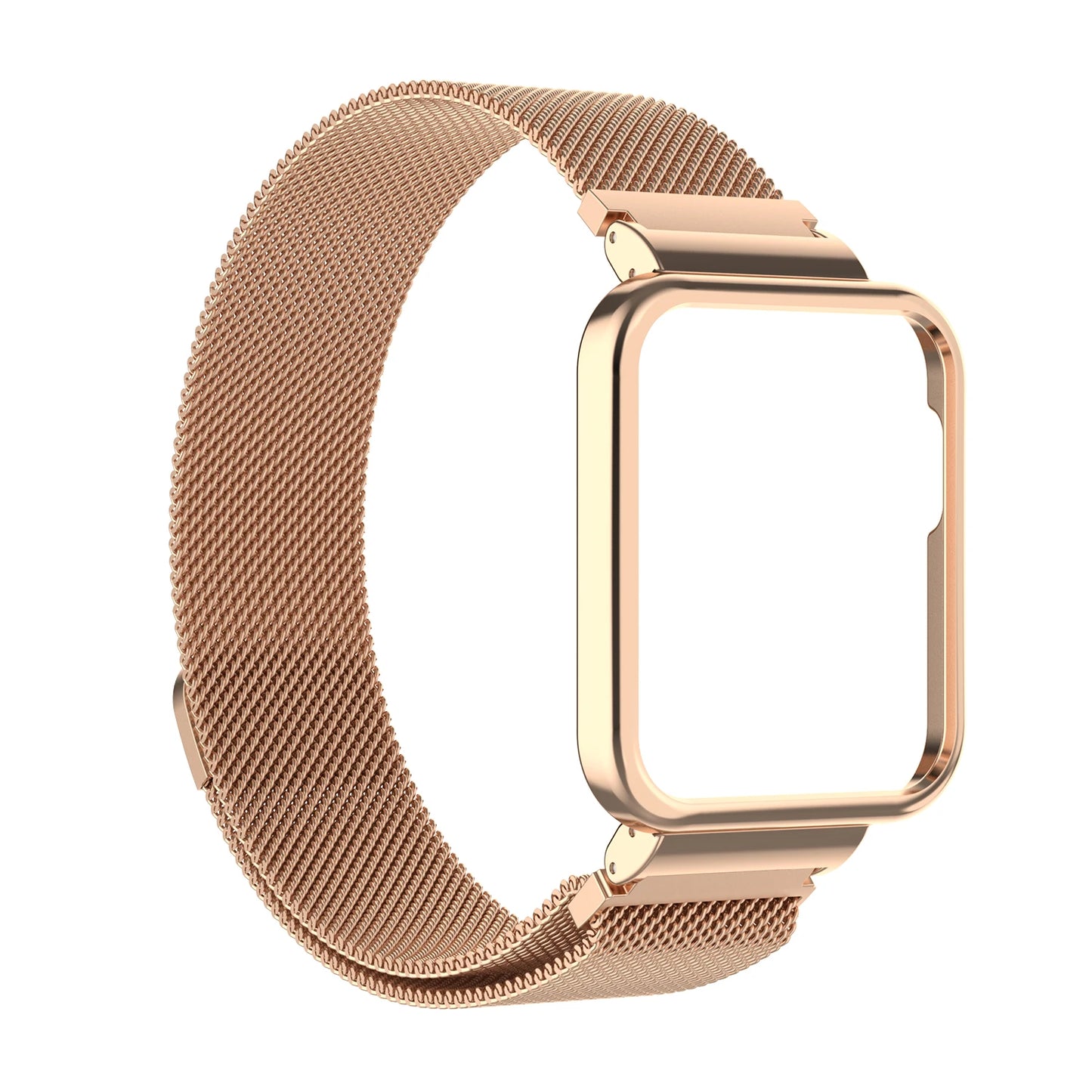 Milanese loop For Xiaomi Mi Watch Lite strap Metal Magnetic Band Redmi watch 2 lite/Redmi watch 1 2/Horloge 2 Bracelet+Case